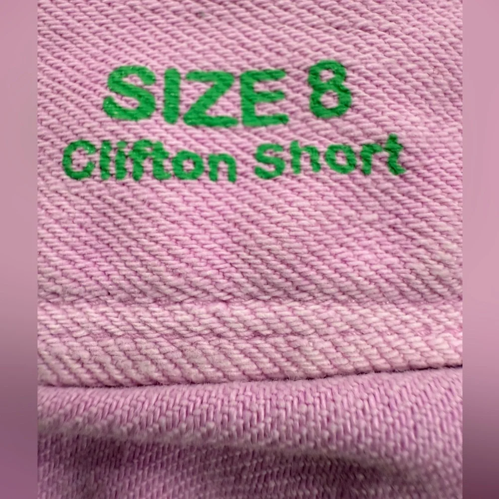Lilly Pulitzer Pink Jean Shorts Size 8 - Picture 5 of 8